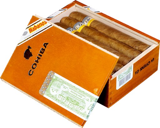Xì gà cohiba Siglo VI - hộp 10 điếu