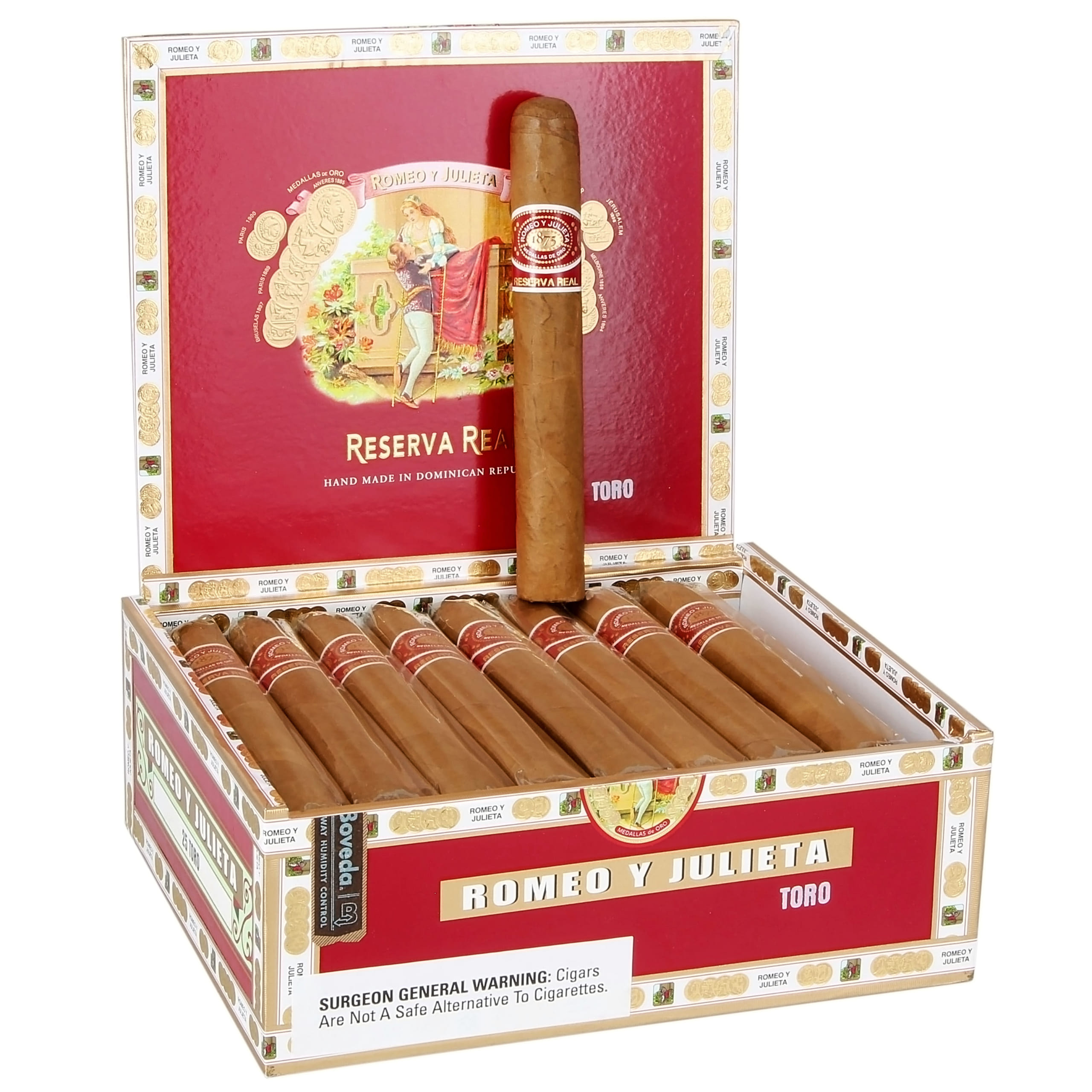 Romeo y Julieta Reserva Real Toro 25 điếu 6*54