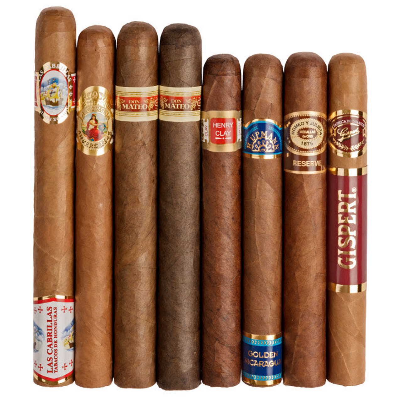 Honduran Luxury 8-Cigar Assortment Cigar Samplers Pack 8 Điếu