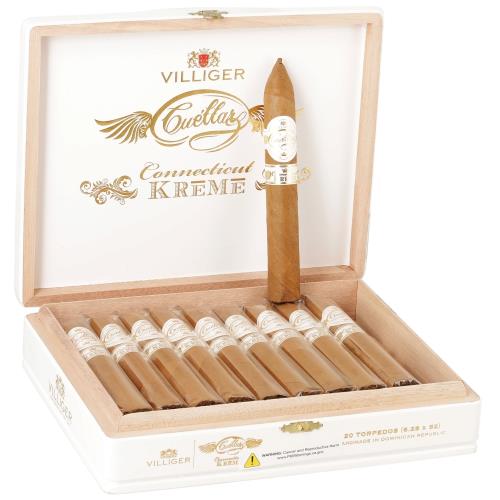 Villiger Cuellar Connecticut Kreme Torpedo Hộp 10 Điếu